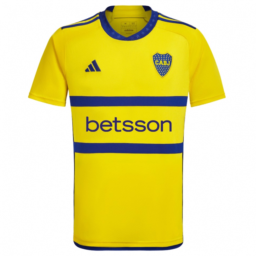 Enfant Maillot Vicente Taborda #39 Jaune Bleu Tenues Extérieur 2024/25 T-Shirt Belgique