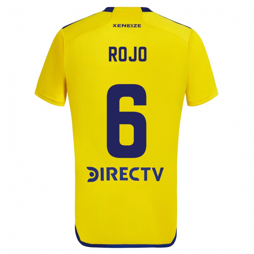 Enfant Maillot Marcos Rojo #6 Jaune Bleu Tenues Extérieur 2024/25 T-Shirt Belgique