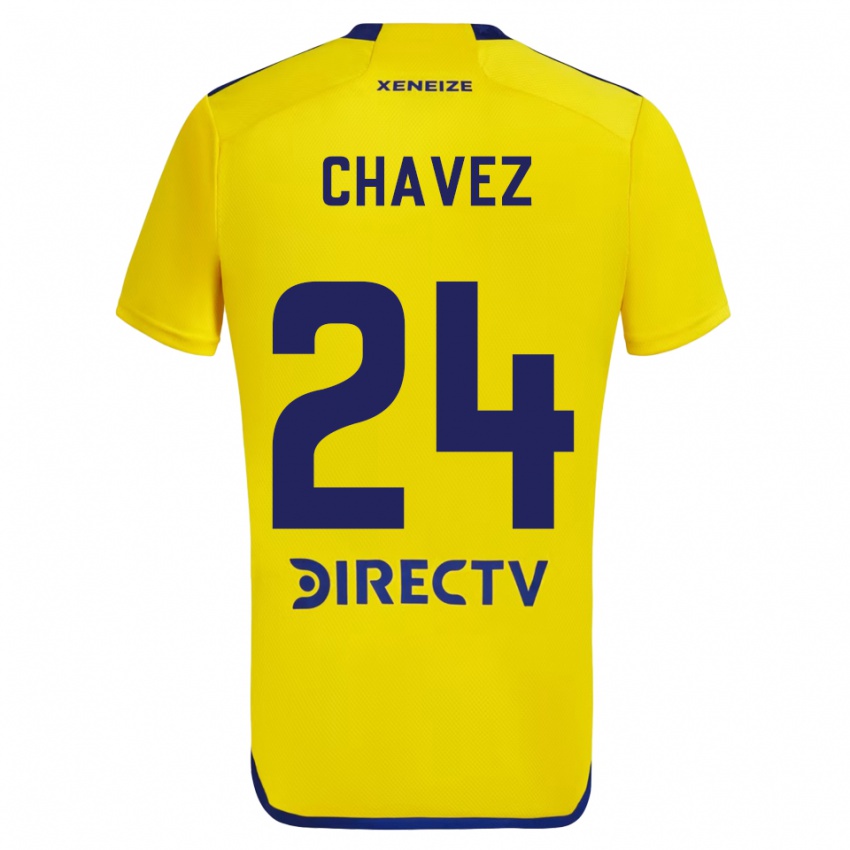 Enfant Maillot Gabriela Chavez #24 Jaune Bleu Tenues Extérieur 2024/25 T-Shirt Belgique