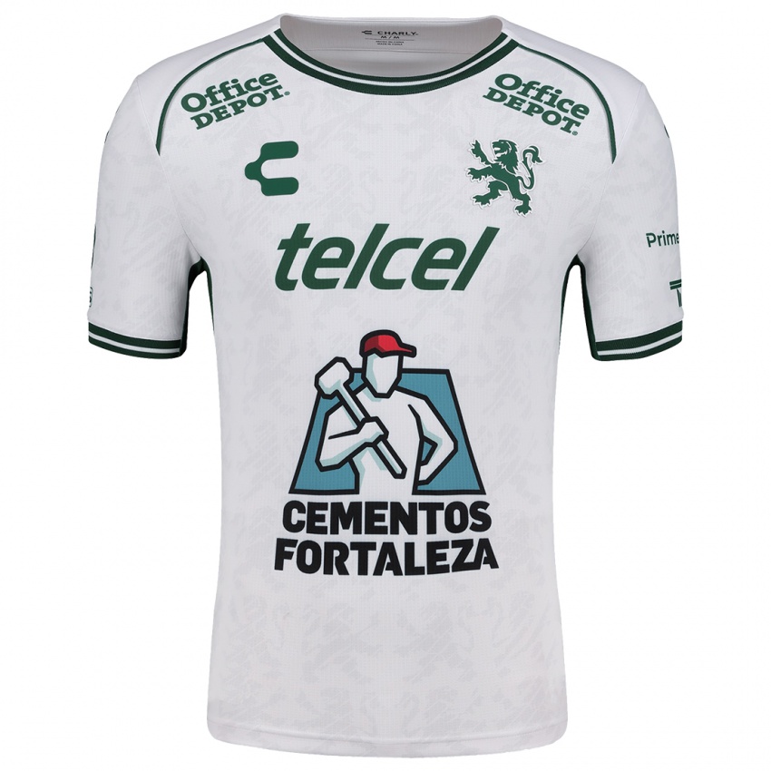 Kinderen Daniel Morales #195 Wit Groen Uitshirt Uittenue 2024/25 T-Shirt België