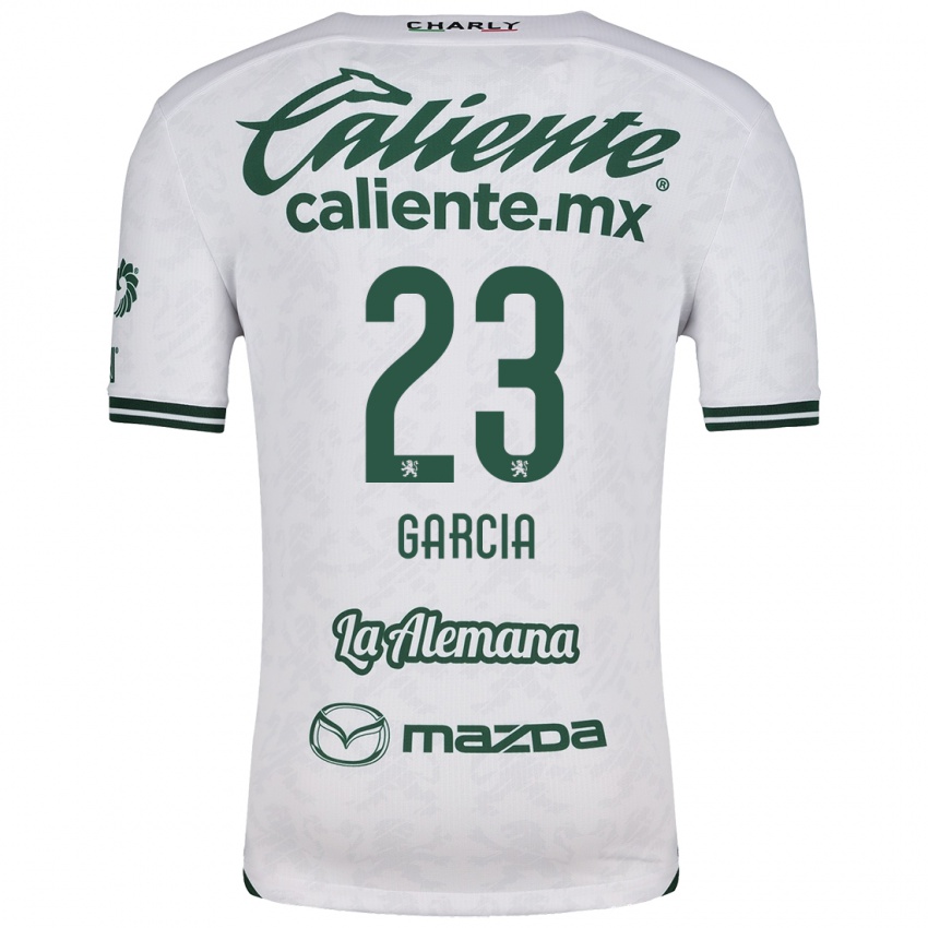 Kinderen Óscar García #23 Wit Groen Uitshirt Uittenue 2024/25 T-Shirt België