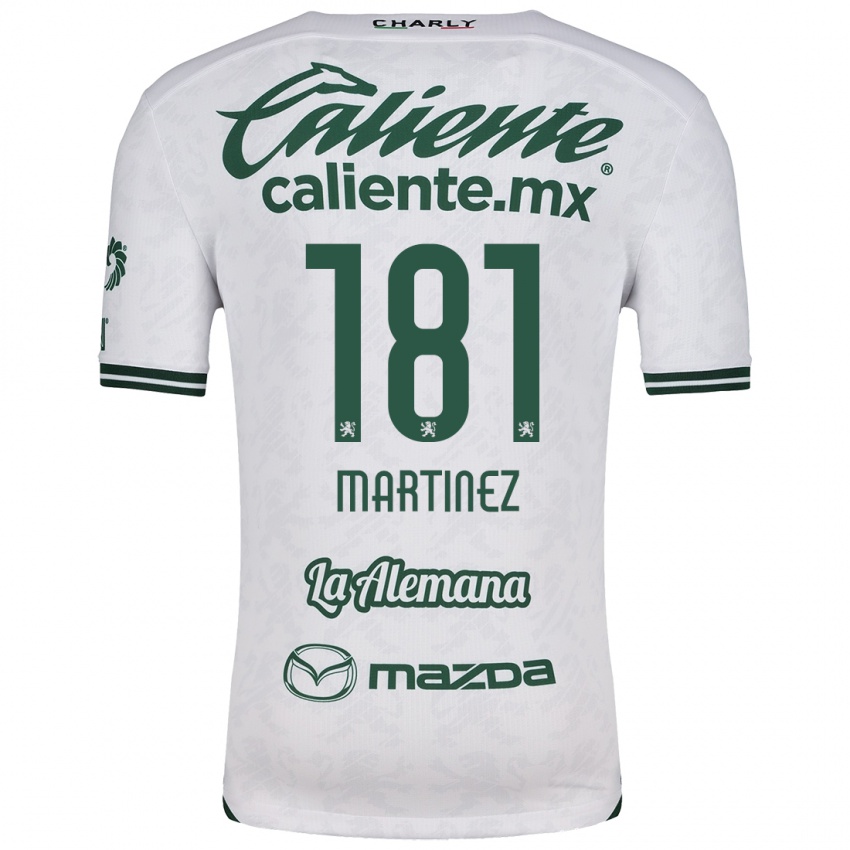 Kinderen Irving Martínez #181 Wit Groen Uitshirt Uittenue 2024/25 T-Shirt België