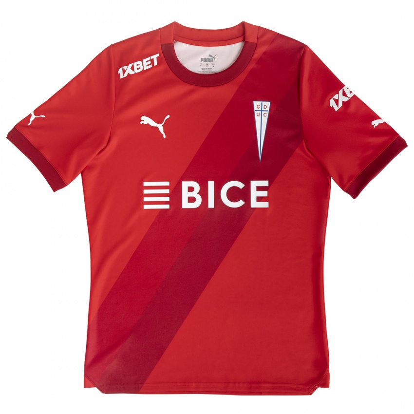 Kinderen Axel Cerda #0 Rood Wit Uitshirt Uittenue 2024/25 T-Shirt België