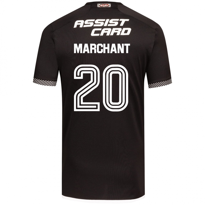 Kinderen Francisco Marchant #20 Zwart Wit Uitshirt Uittenue 2024/25 T-Shirt België