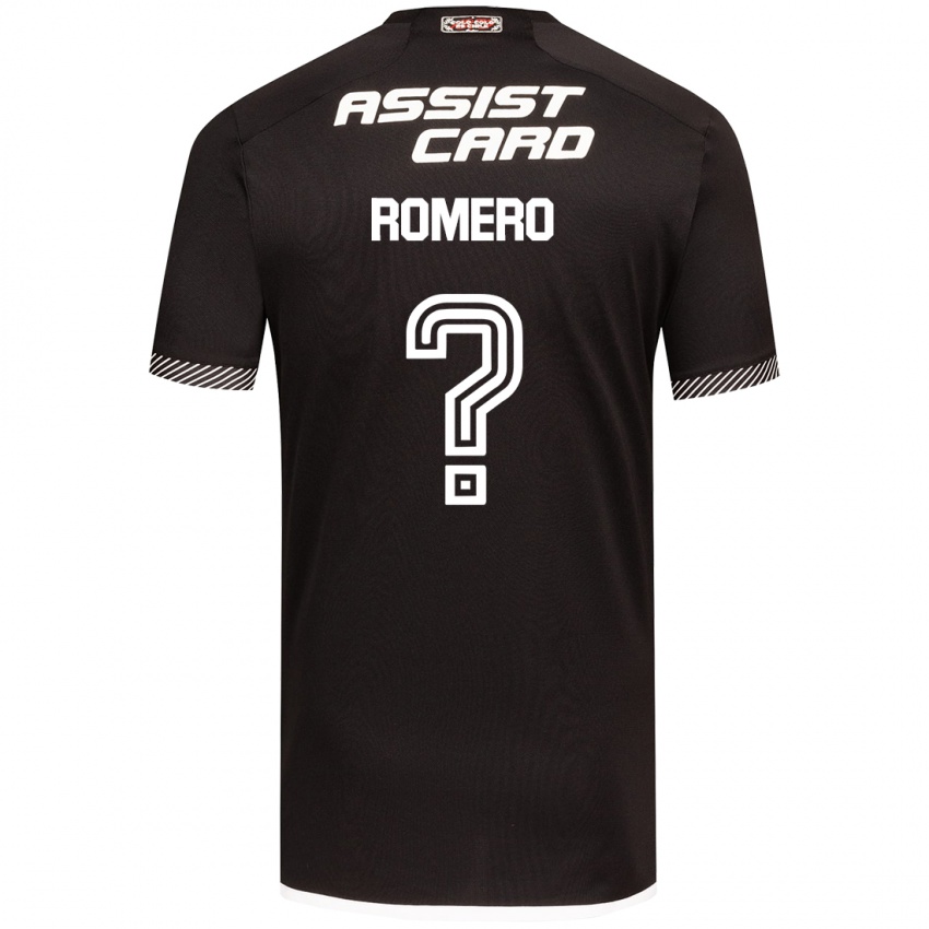 Kinderen Enzo Romero #0 Zwart Wit Uitshirt Uittenue 2024/25 T-Shirt België