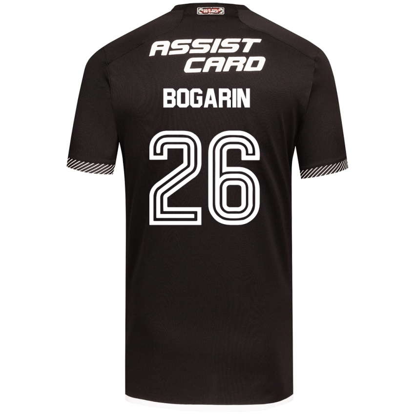 Kinderen Dahiana Bogarín #26 Zwart Wit Uitshirt Uittenue 2024/25 T-Shirt België