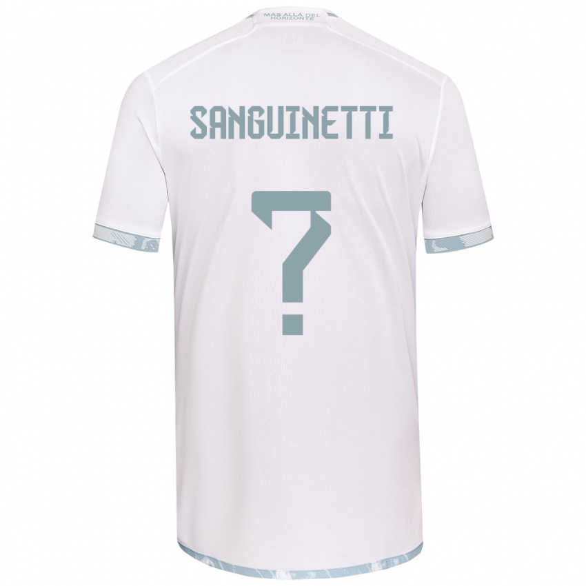 Kinderen Fernando Osorio Sanguinetti #0 Wit Grijs Uitshirt Uittenue 2024/25 T-Shirt België