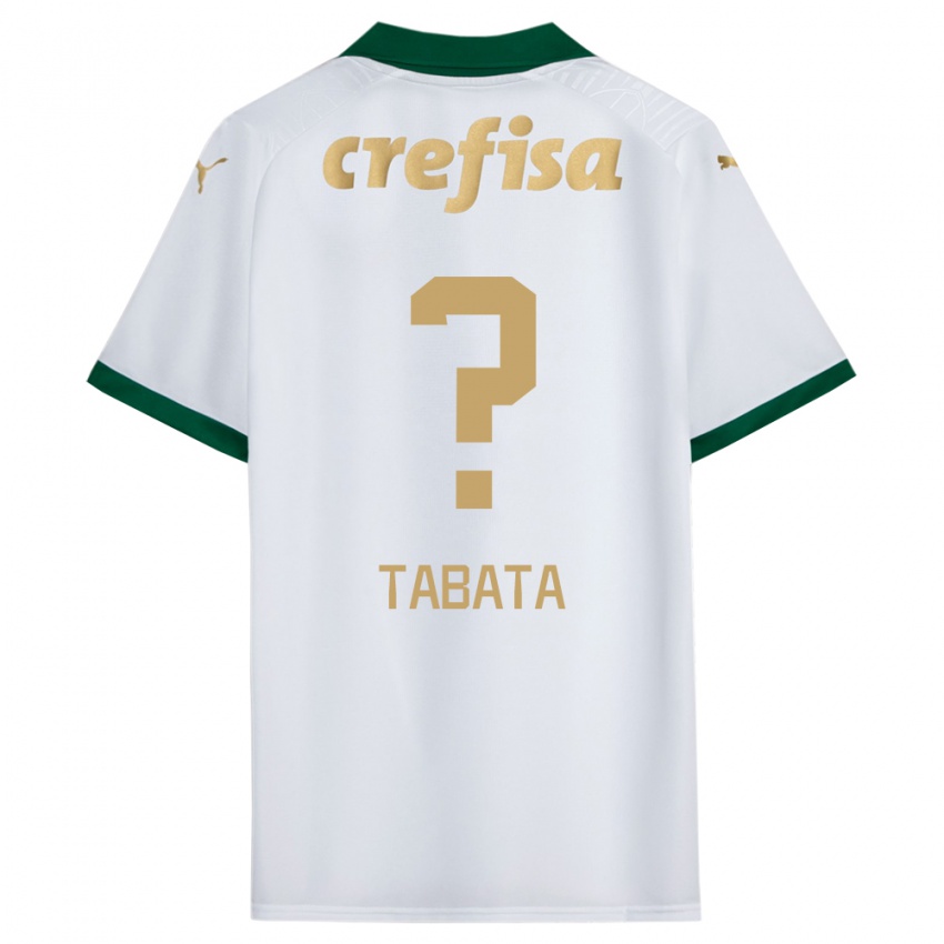 Kinderen Bruno Tabata #0 Wit Groen Uitshirt Uittenue 2024/25 T-Shirt België