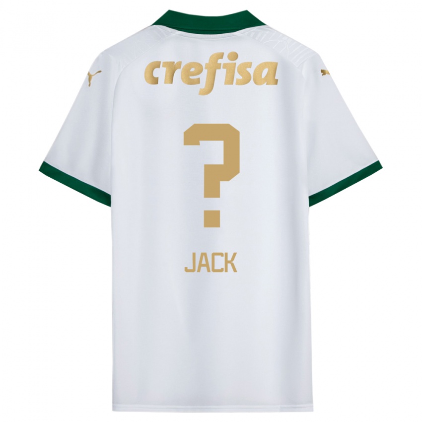 Kinderen Fellipe Jack #0 Wit Groen Uitshirt Uittenue 2024/25 T-Shirt België