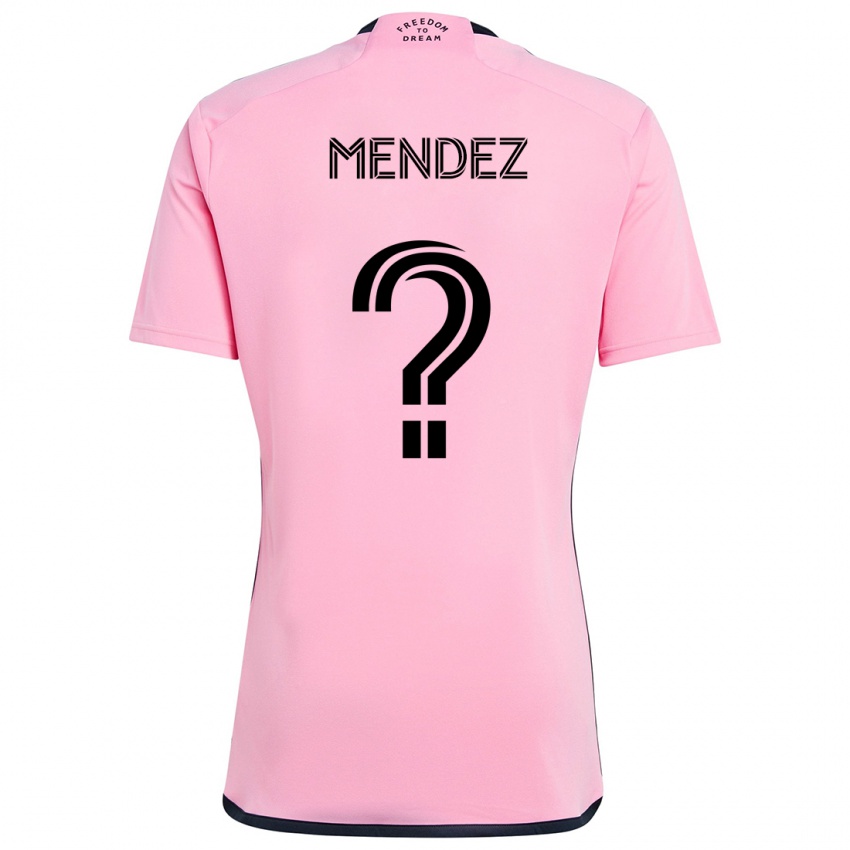 Heren Dylan Mendez #0 Roze Thuisshirt Thuistenue 2024/25 T-Shirt België