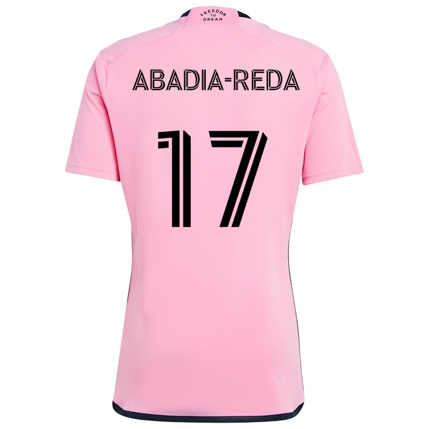 Heren Ezequiel Abadia-Reda #17 Roze Thuisshirt Thuistenue 2024/25 T-Shirt België