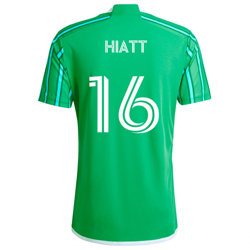 Heren Samantha Hiatt #16 Groen Wit Thuisshirt Thuistenue 2024/25 T-Shirt België