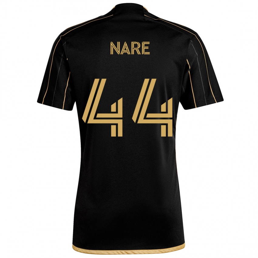 Homme Maillot Thabo Nare #44 Or Noir Tenues Domicile 2024/25 T-Shirt Belgique