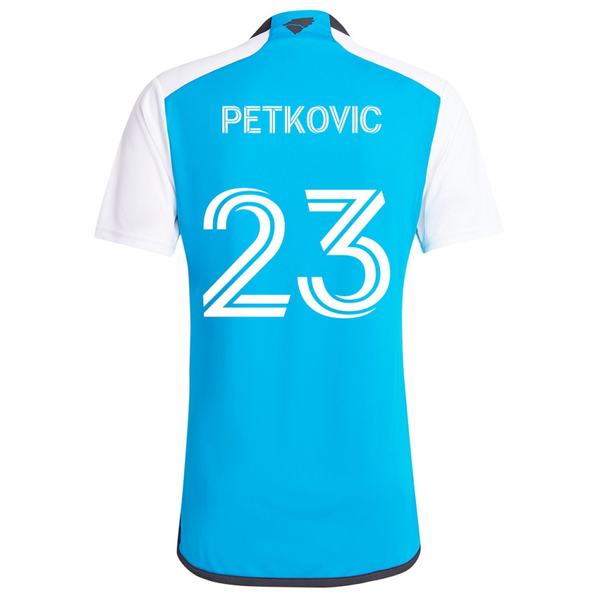 Heren Nikola Petkovic #23 Blauw Wit Thuisshirt Thuistenue 2024/25 T-Shirt België