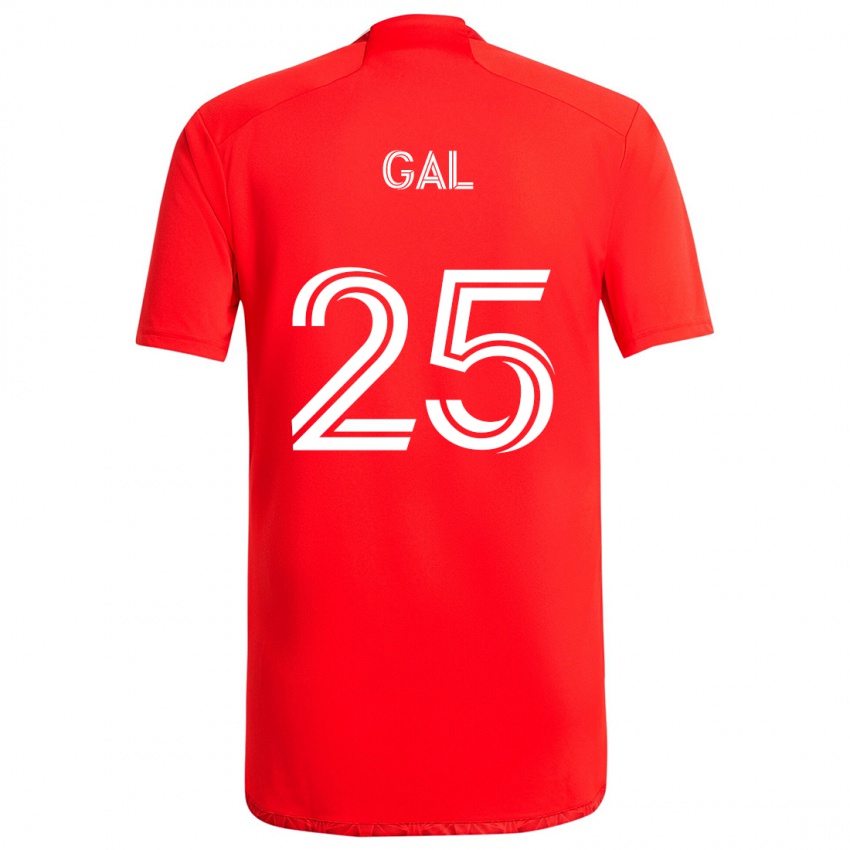 Heren Jeff Gal #25 Rood Wit Thuisshirt Thuistenue 2024/25 T-Shirt België