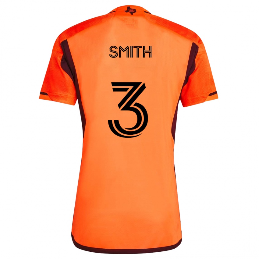 Heren Brad Smith #3 Oranje Zwart Thuisshirt Thuistenue 2024/25 T-Shirt België