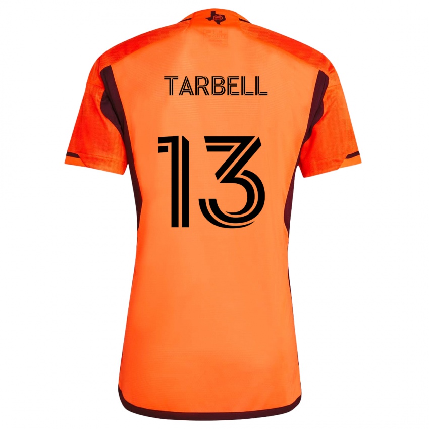 Heren Andrew Tarbell #13 Oranje Zwart Thuisshirt Thuistenue 2024/25 T-Shirt België