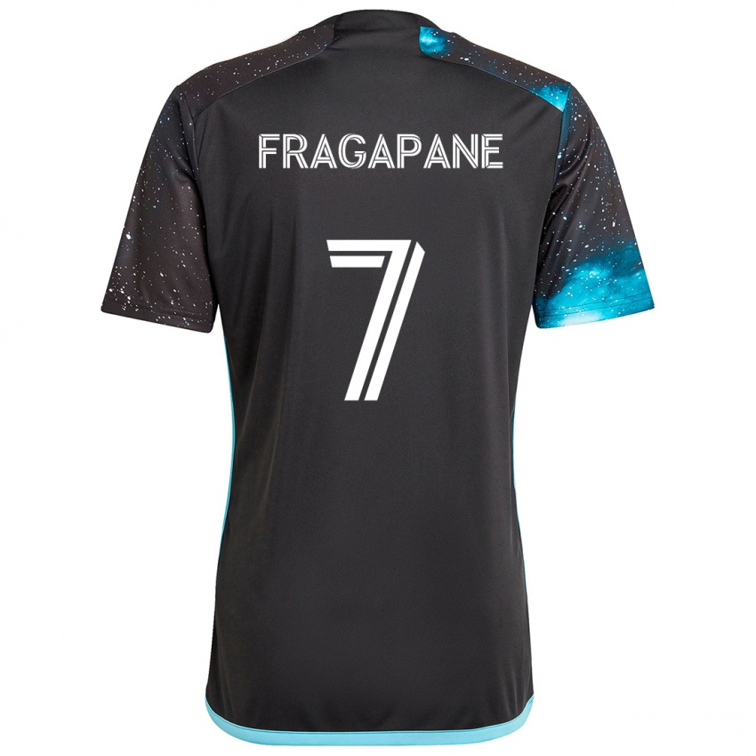 Heren Franco Fragapane #7 Zwart Blauw Thuisshirt Thuistenue 2024/25 T-Shirt België