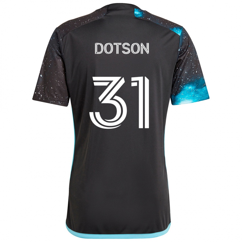 Heren Hassani Dotson #31 Zwart Blauw Thuisshirt Thuistenue 2024/25 T-Shirt België