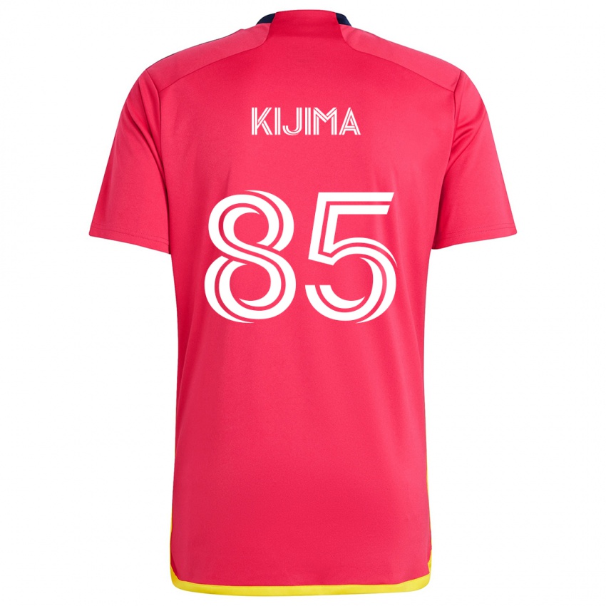 Herren Hosei Kijima #85 Rot Blau Heimtrikot Trikot 2024/25 T-Shirt Belgien