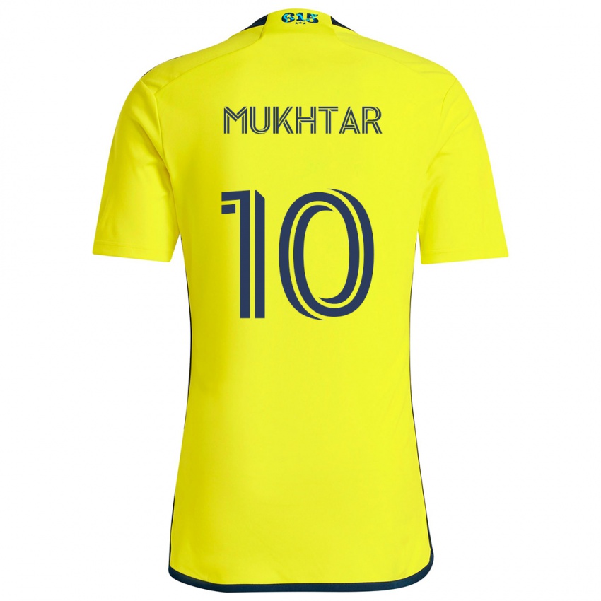 Herren Hany Mukhtar #10 Gelb Blau Heimtrikot Trikot 2024/25 T-Shirt Belgien