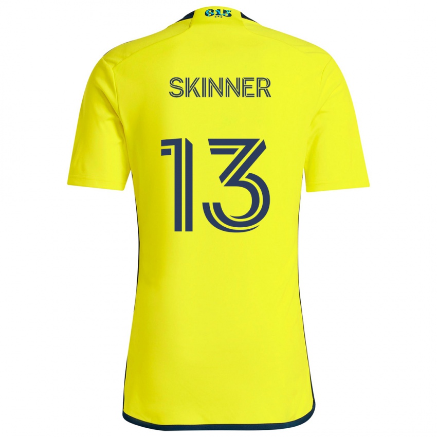 Heren Joey Skinner #13 Geel Blauw Thuisshirt Thuistenue 2024/25 T-Shirt België