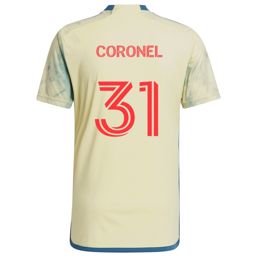 Heren Carlos Coronel #31 Geel Rood Blauw Thuisshirt Thuistenue 2024/25 T-Shirt België