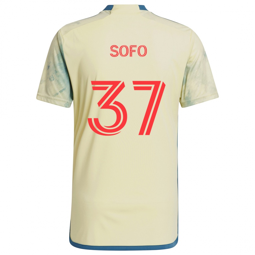 Heren Mohammed Sofo #37 Geel Rood Blauw Thuisshirt Thuistenue 2024/25 T-Shirt België