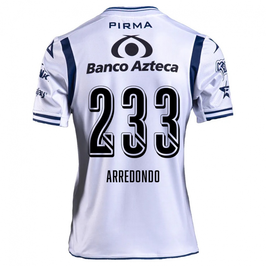 Heren Ángel Arredondo #233 Wit Marineblauw Thuisshirt Thuistenue 2024/25 T-Shirt België