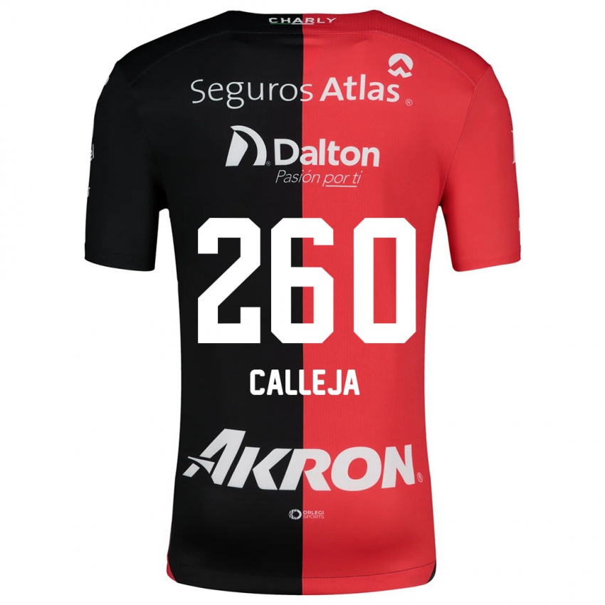 Herren Diego Calleja #260 Rot Schwarz Heimtrikot Trikot 2024/25 T-Shirt Belgien