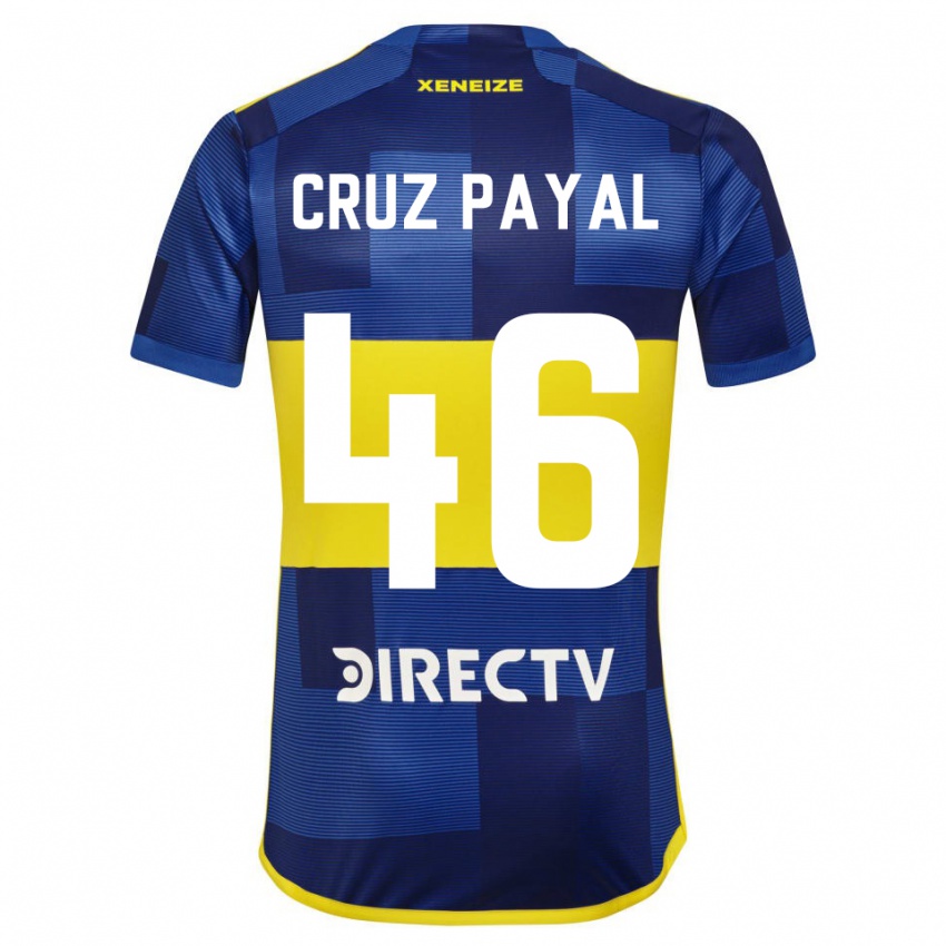 Herren Juan Cruz Payal #46 Blau Gelb Heimtrikot Trikot 2024/25 T-Shirt Belgien