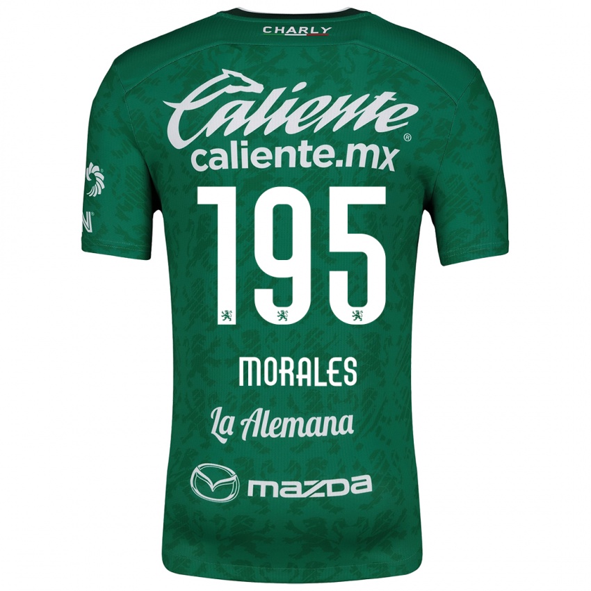 Homme Maillot Daniel Morales #195 Vert Blanc Tenues Domicile 2024/25 T-Shirt Belgique