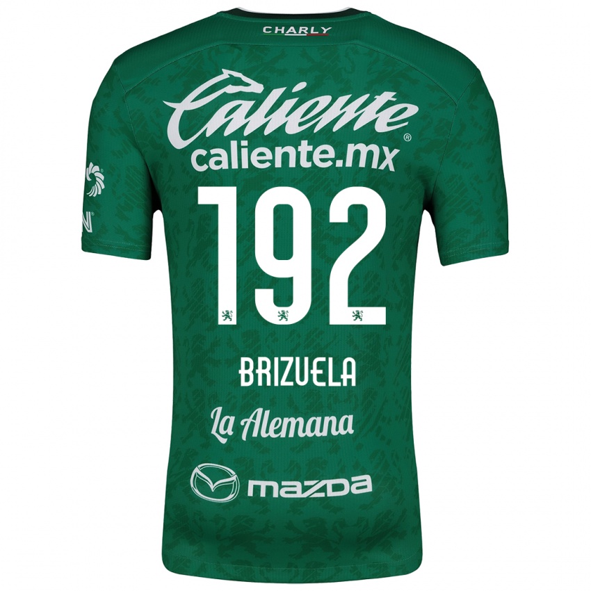 Homme Maillot Juan Brizuela #192 Vert Blanc Tenues Domicile 2024/25 T-Shirt Belgique