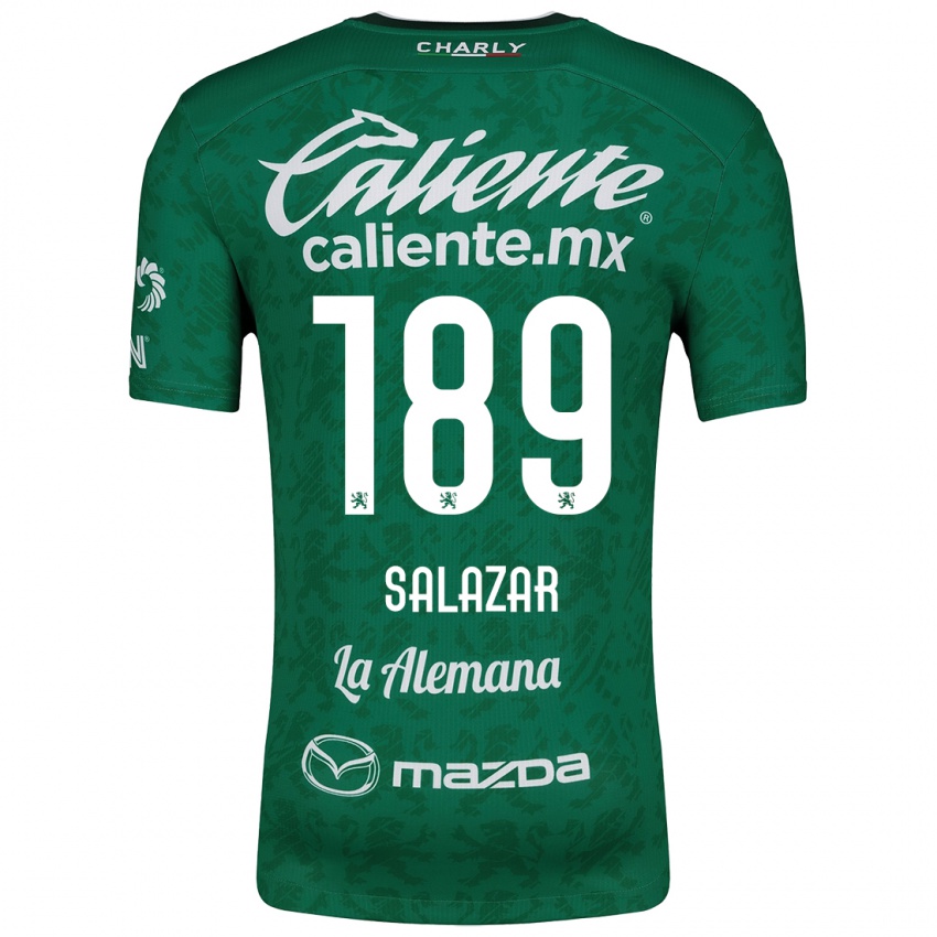 Heren José Salazar #189 Groen Wit Thuisshirt Thuistenue 2024/25 T-Shirt België