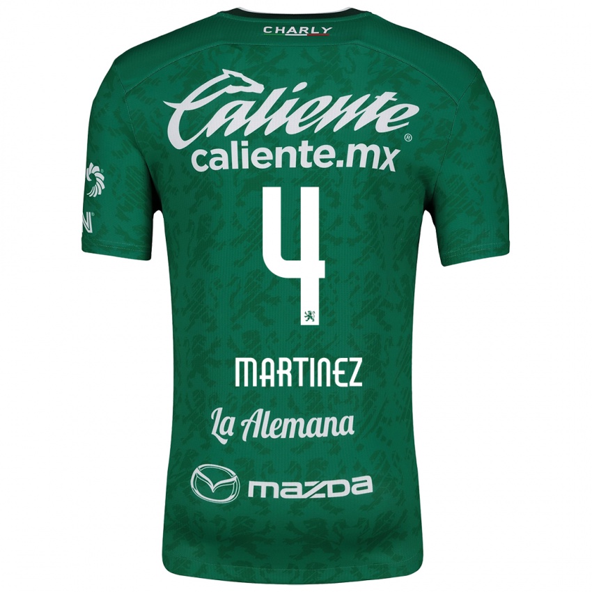 Heren Mitzi Martínez #4 Groen Wit Thuisshirt Thuistenue 2024/25 T-Shirt België