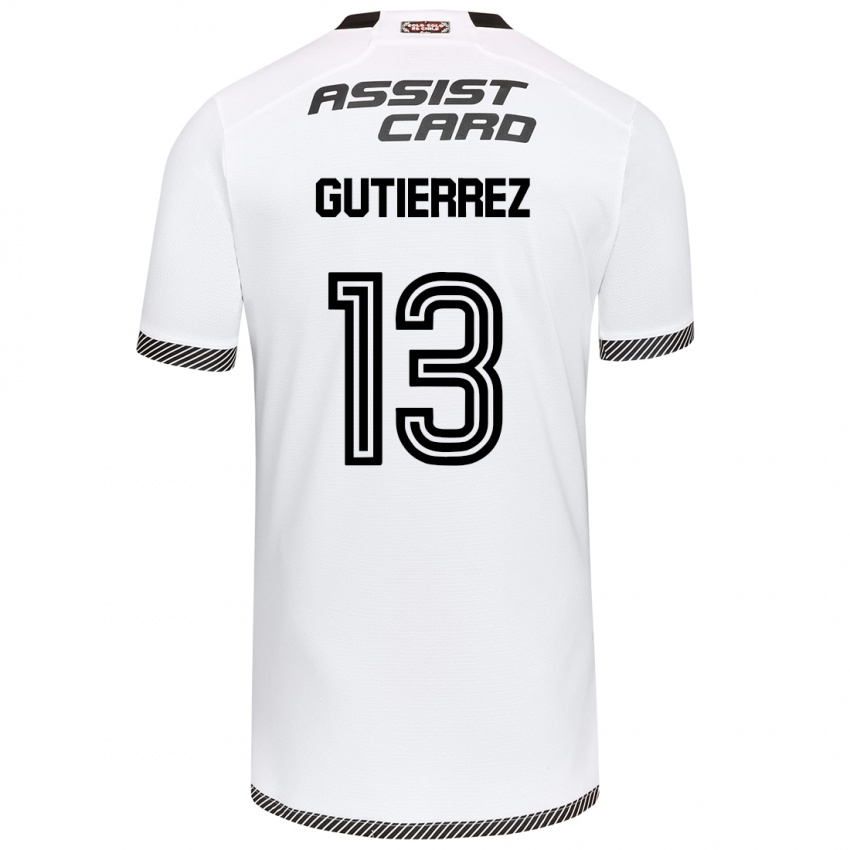 Heren Bruno Gutiérrez #13 Wit Zwart Thuisshirt Thuistenue 2024/25 T-Shirt België