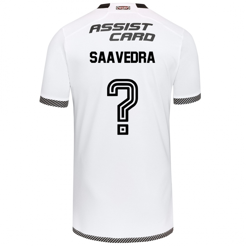 Heren Danilo Saavedra #0 Wit Zwart Thuisshirt Thuistenue 2024/25 T-Shirt België