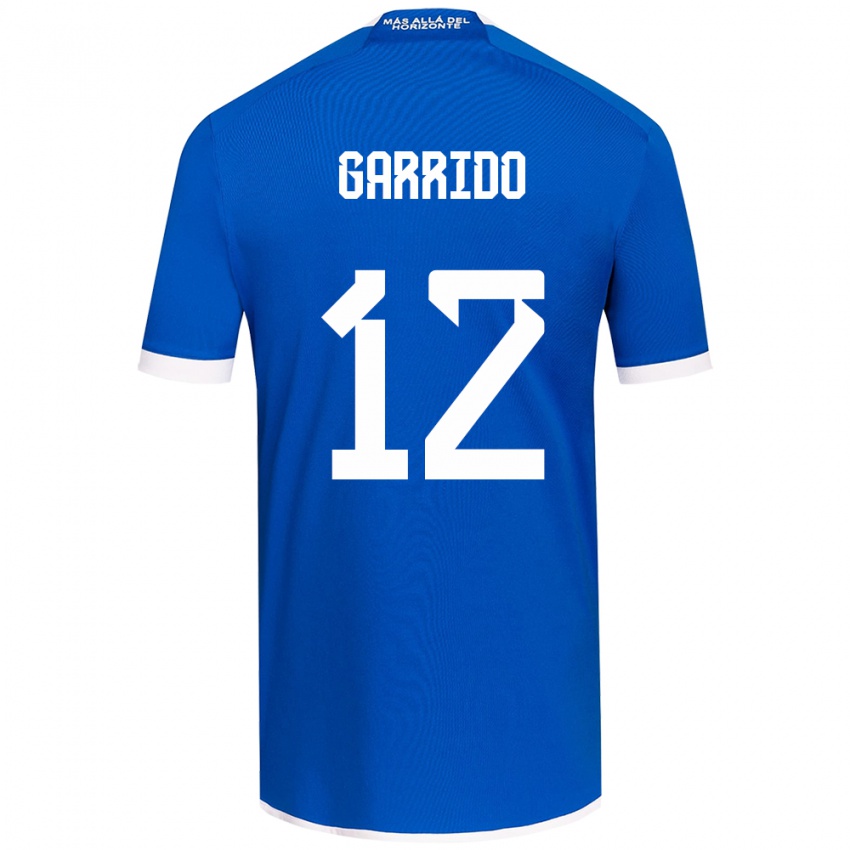 Heren Pedro Garrido #12 Blauw Wit Thuisshirt Thuistenue 2024/25 T-Shirt België