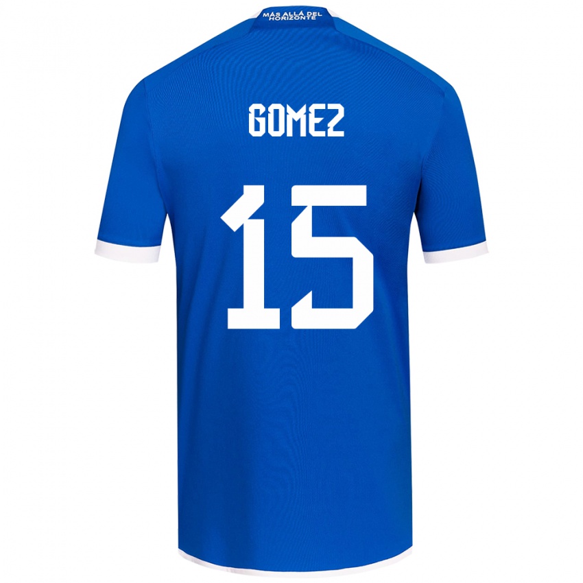 Heren Juan Pablo Gómez #15 Blauw Wit Thuisshirt Thuistenue 2024/25 T-Shirt België