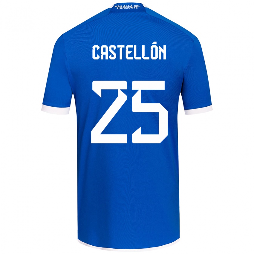 Heren Gabriel Castellón #25 Blauw Wit Thuisshirt Thuistenue 2024/25 T-Shirt België