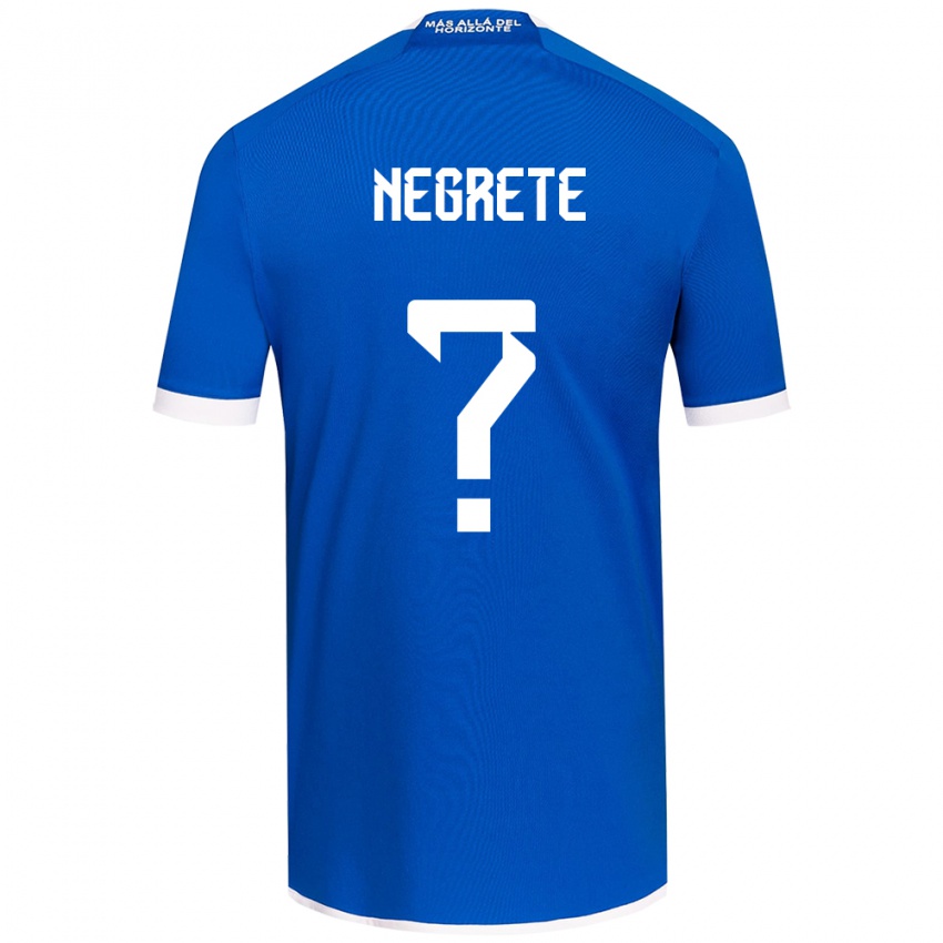 Heren Salvador Negrete #0 Blauw Wit Thuisshirt Thuistenue 2024/25 T-Shirt België