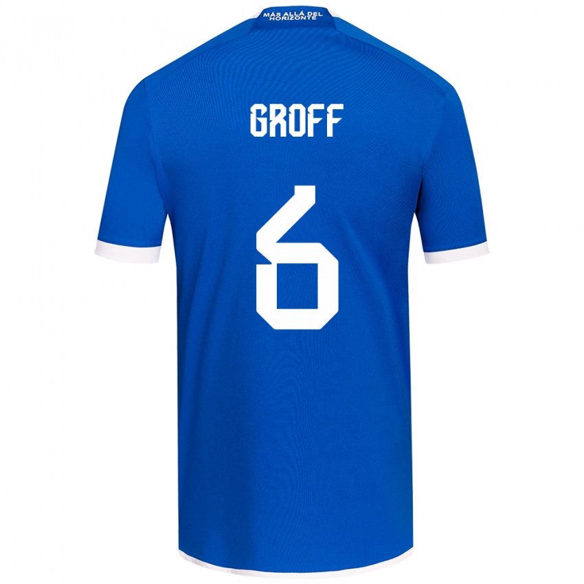 Heren Llanka Groff #6 Blauw Wit Thuisshirt Thuistenue 2024/25 T-Shirt België