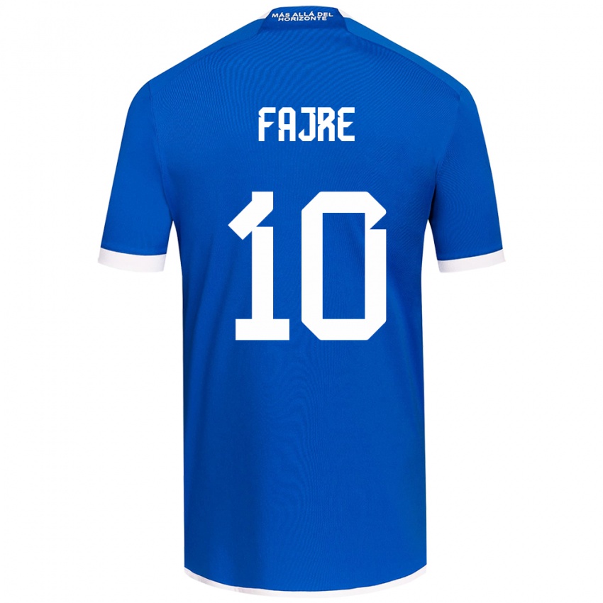 Heren Nicole Fajre #10 Blauw Wit Thuisshirt Thuistenue 2024/25 T-Shirt België