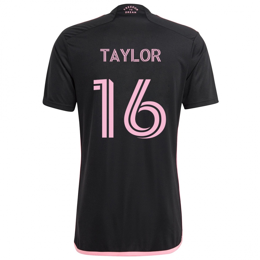 Heren Robert Taylor #16 Zwart Uitshirt Uittenue 2024/25 T-Shirt België