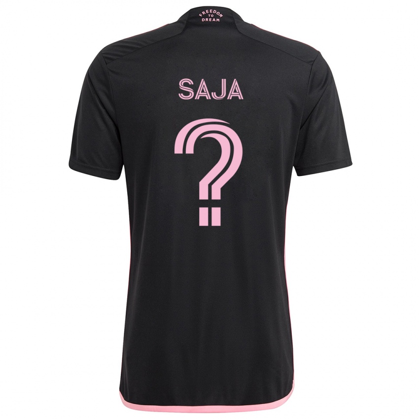 Heren Mateo Saja #0 Zwart Uitshirt Uittenue 2024/25 T-Shirt België