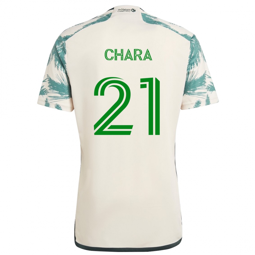 Heren Diego Chará #21 Beigebruin Uitshirt Uittenue 2024/25 T-Shirt België