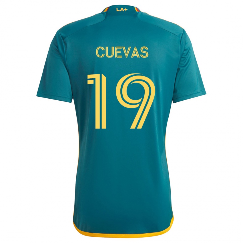 Heren Mauricio Cuevas #19 Groen Geel Uitshirt Uittenue 2024/25 T-Shirt België