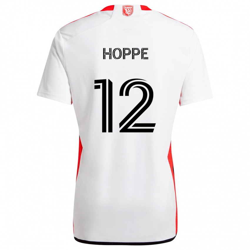 Heren Matthew Hoppe #12 Wit Rood Uitshirt Uittenue 2024/25 T-Shirt België