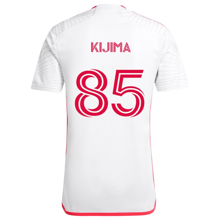 Herren Hosei Kijima #85 Weiß Rot Auswärtstrikot Trikot 2024/25 T-Shirt Belgien