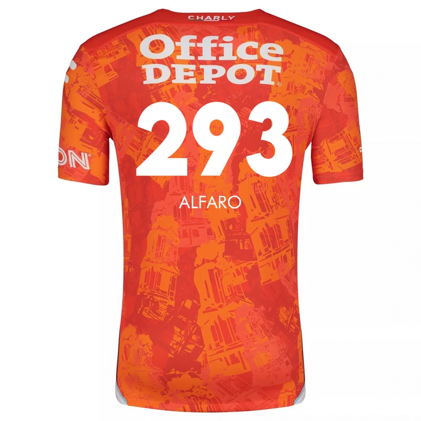 Homme Maillot Cristóbal Alfaro #293 Orange White Tenues Extérieur 2024/25 T-Shirt Belgique